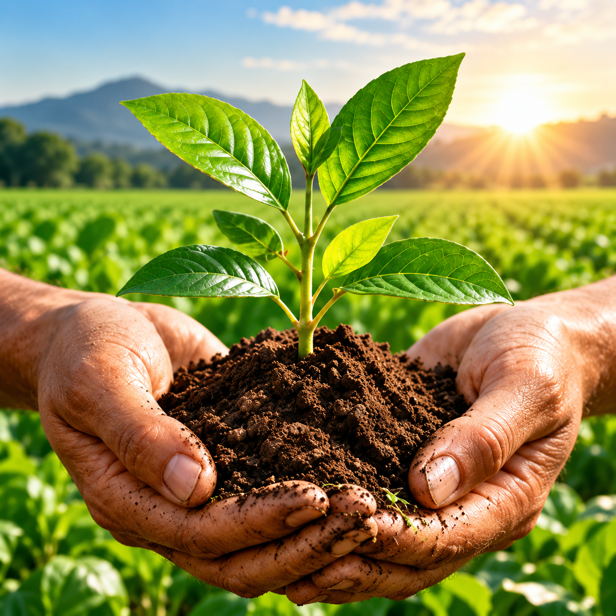 Healthy crop supported by Best Crop Care